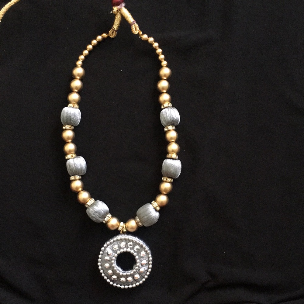 Hand made silk thread jewellery